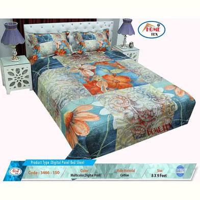 Classical Hometex Digital Panel Bed Sheet image