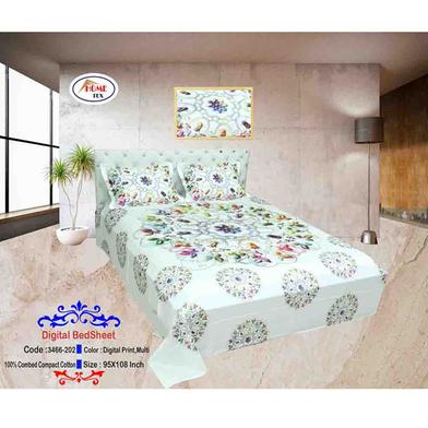 Classical Hometex Digital Panel Bed Sheet image