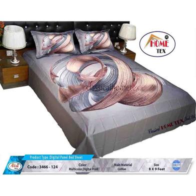 Classical Hometex Digital Panel Bed Sheet image