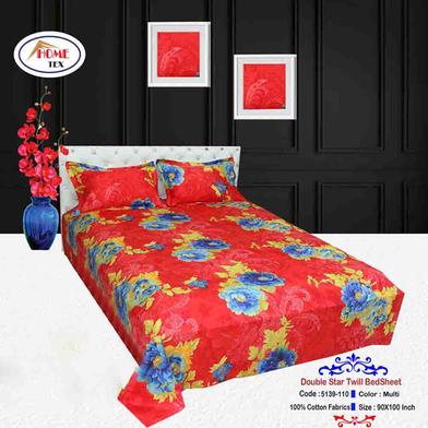 Classical Hometex Double Star Twill Bed Sheet image