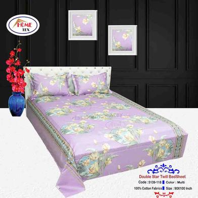 Classical Hometex Double Star Twill Bed Sheet image