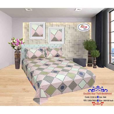 Classical Hometex Double Star Twill Bed Sheet image