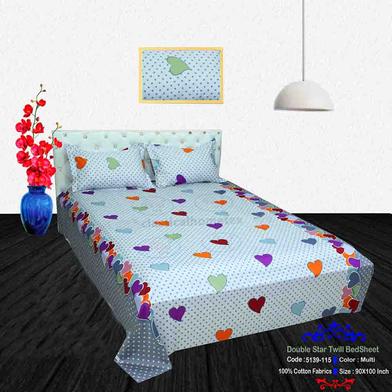 Classical Hometex Double Star Twill Bed Sheet image