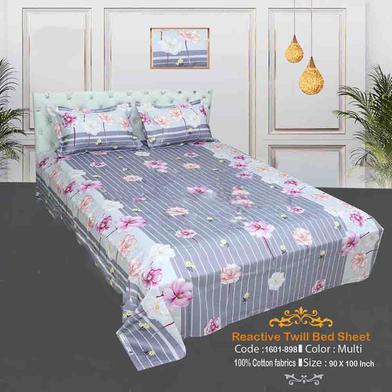 Classical Hometex Reactive Twill Double Bed Sheet image