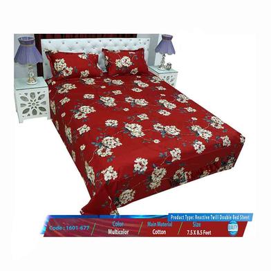Classical Hometex Reactive Twill Double Bed Sheet image