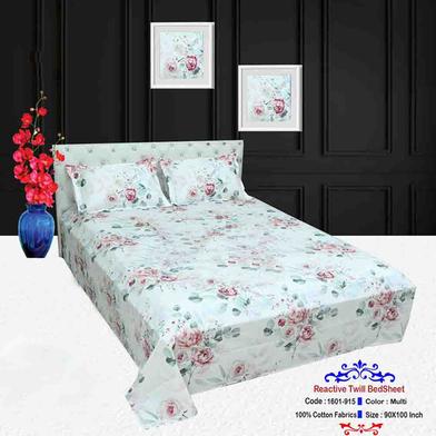 Classical Hometex Reactive Twill Double Bed Sheet image