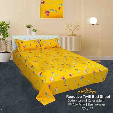 Classical Hometex Reactive Twill Double Bed Sheet image