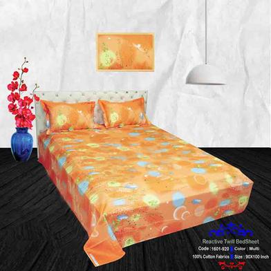 Classical Hometex Reactive Twill Double Bed Sheet image