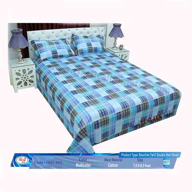 Classical Hometex Reactive Twill Double Bed Sheet image