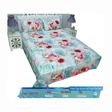 Classical Hometex Reactive Twill Double Bed Sheet image