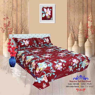Classical Hometex Reactive Twill Double Bed Sheet image