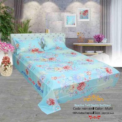 Classical Hometex Reactive Twill Double Bed Sheet image