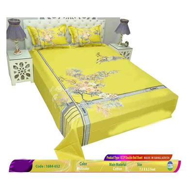 Classical Hometex Reactive Twill Panel Double Bed Sheet image