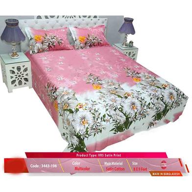 Classical Hometex Vrs Satine Print Bed Sheet image