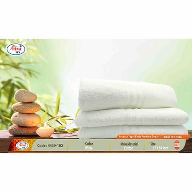 Classical Hometex White Bath Towel (Size 27″X54″) image