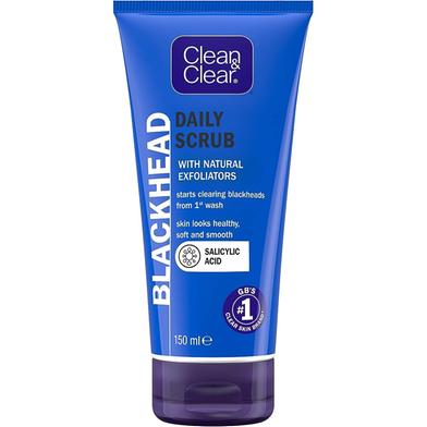 Clean and Clear Blackhead Clearing Daily Face Scrub Tube 150 ml (UAE) - 139700542 image