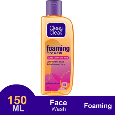 Clean and Clear Foaming Facewash for Oily Skin (150 ml) image