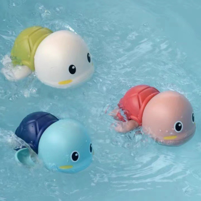 Clockwork Swimming Turtle Simulation Animal Plush Jumping Style Children's Toys 1Pcs image