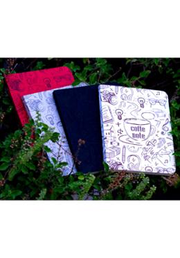 Coffee Note Series Black, Grey, Red and White Notebook 4-Pack image
