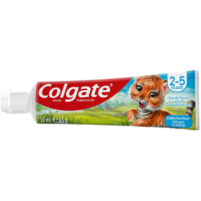 Colgate 2-5 Years Bubble Fruit Baby Toothpaste 50 ml (UAE) - 139701324 image