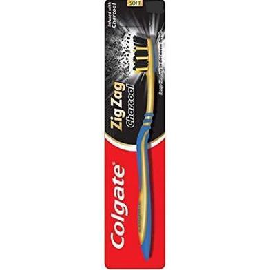 Colgate ZigZag Anti Bacterial Charcoal Toothbrush (1pc) image