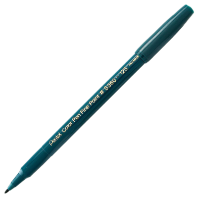 Color Pen Single Color Dark Green image
