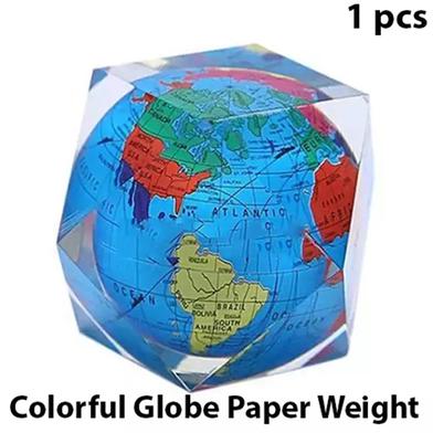 Colorful Globe Paper Weight image