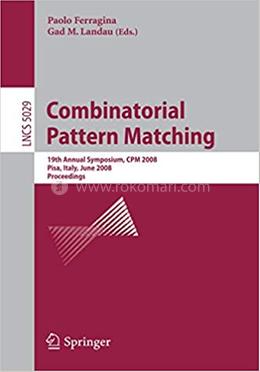 Combinatorial Pattern Matching - Lecture Notes in Computer Science-5029 image