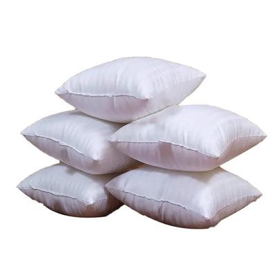 Comfort House Fiber Cushions Pure White 20x20 Inch Set of 5 image