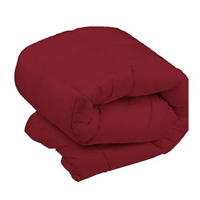 Comfort House Maroon color Cooling Mattress Topper 7 FeetX4 Feet image