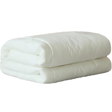 Comfort House Solid Color Lightweight King Comforter Super Single Size - White image