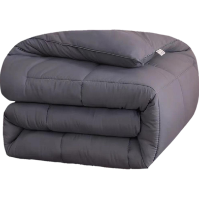 Comfort House Solid Color Lightweight King Comforter King Size - Gray image