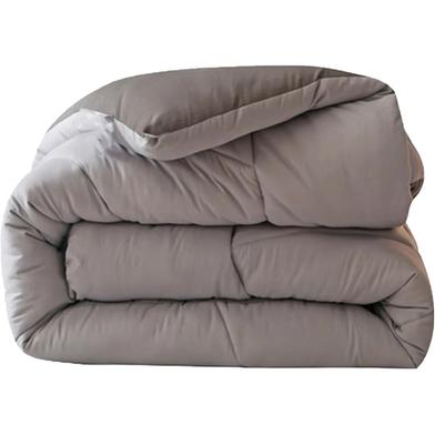 Comfort House Solid Color Luxury Lightweight Comforter Super Single Size - Grey image