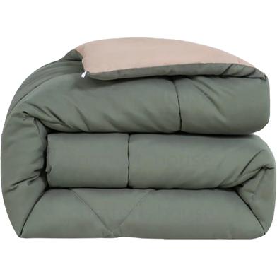 Comfort House Solid Color Luxury Lightweight Comforter Super Single Size - Olive image