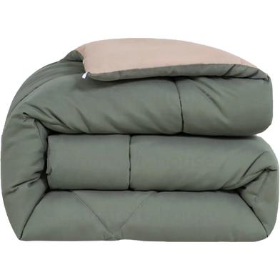 Comfort House Solid Color Luxury Lightweight Comforter King Size - Olive image