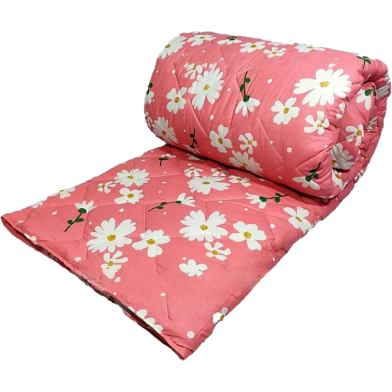 Comforter For Winter Double Size Exclusive Comforter With Full Cotton Fabric 84*90 Inch European Cube Style 1pc Box Champagne Pink image
