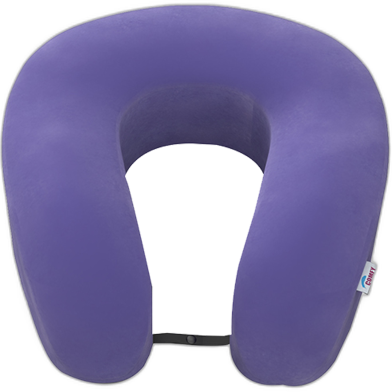 Comfy Memory Neck Pillow (Oval) Purple image