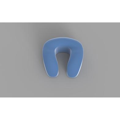 Comfy Memory Neck Pillow (Round) Blue image