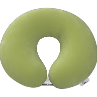 Comfy Memory Neck Pillow (Round) Green image