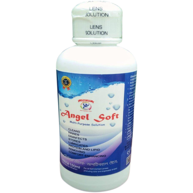 Contact Lens Angel Soft Solution Water 150 ml, Lens Water, Lens Solution Sa image