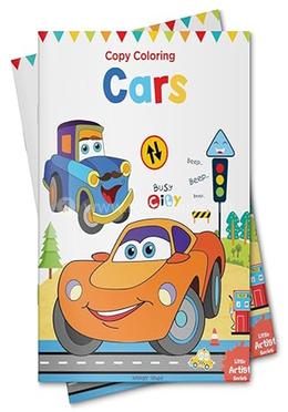 Copy Colouring Cars image