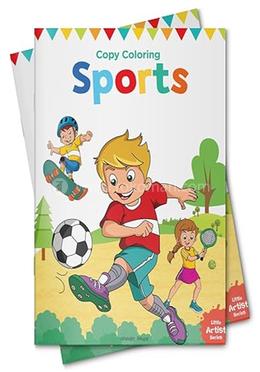 Copy Colouring Sports image