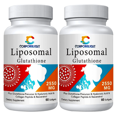 Corporalight Liposomal Glutathione 2550 Mg 60 Softgels - 2 Bottle image