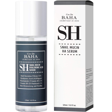 Cos De Baha Snail Mucin Hyaluronic Acid Serum (Sh)-120ml image