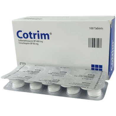 Cotrim 400mg 80mg Tablet 10's Strip image