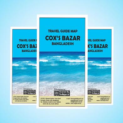 Cox’s Bazar Travel Guide Map Both Side (Normal Folding) image