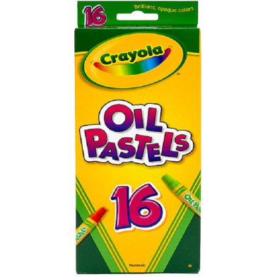 Crayola 16 Colors Hexagonal Shape Oil Pastel image