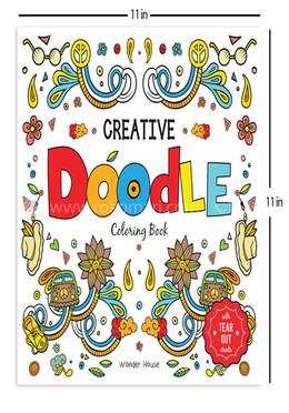 Creative Doodle Coloring Book image
