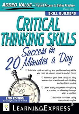 Critical Thinking Skills Success in 20 Minutes a Day image