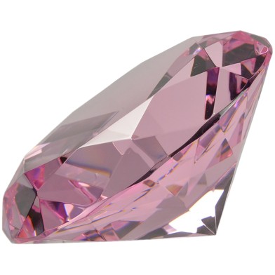Crystal Glass Diamond Paperweight 4 (100 mm) image